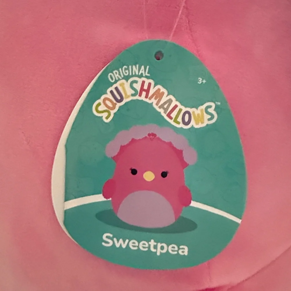 Squishmallows Pink and Lavender Bird Plush